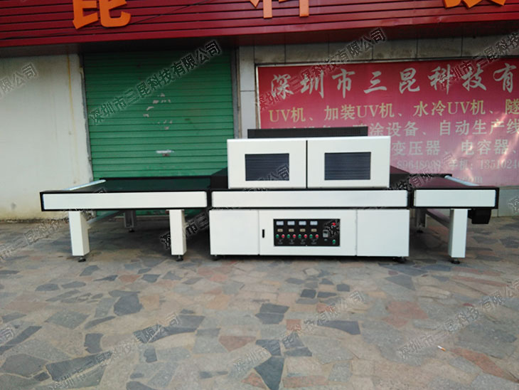 家具uv固化机厂家专业定制家具所使用的UV光油固化机SK-496-1200